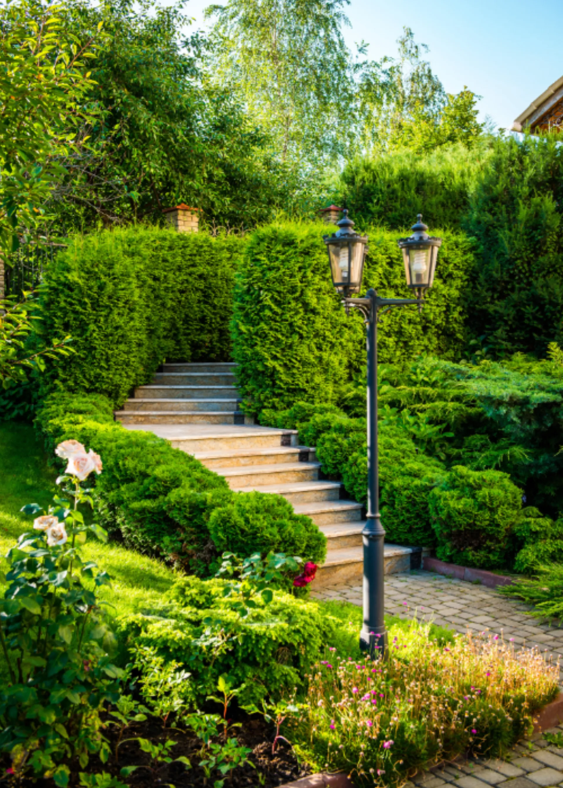 Allée et jardin aménagés par By InExt Design