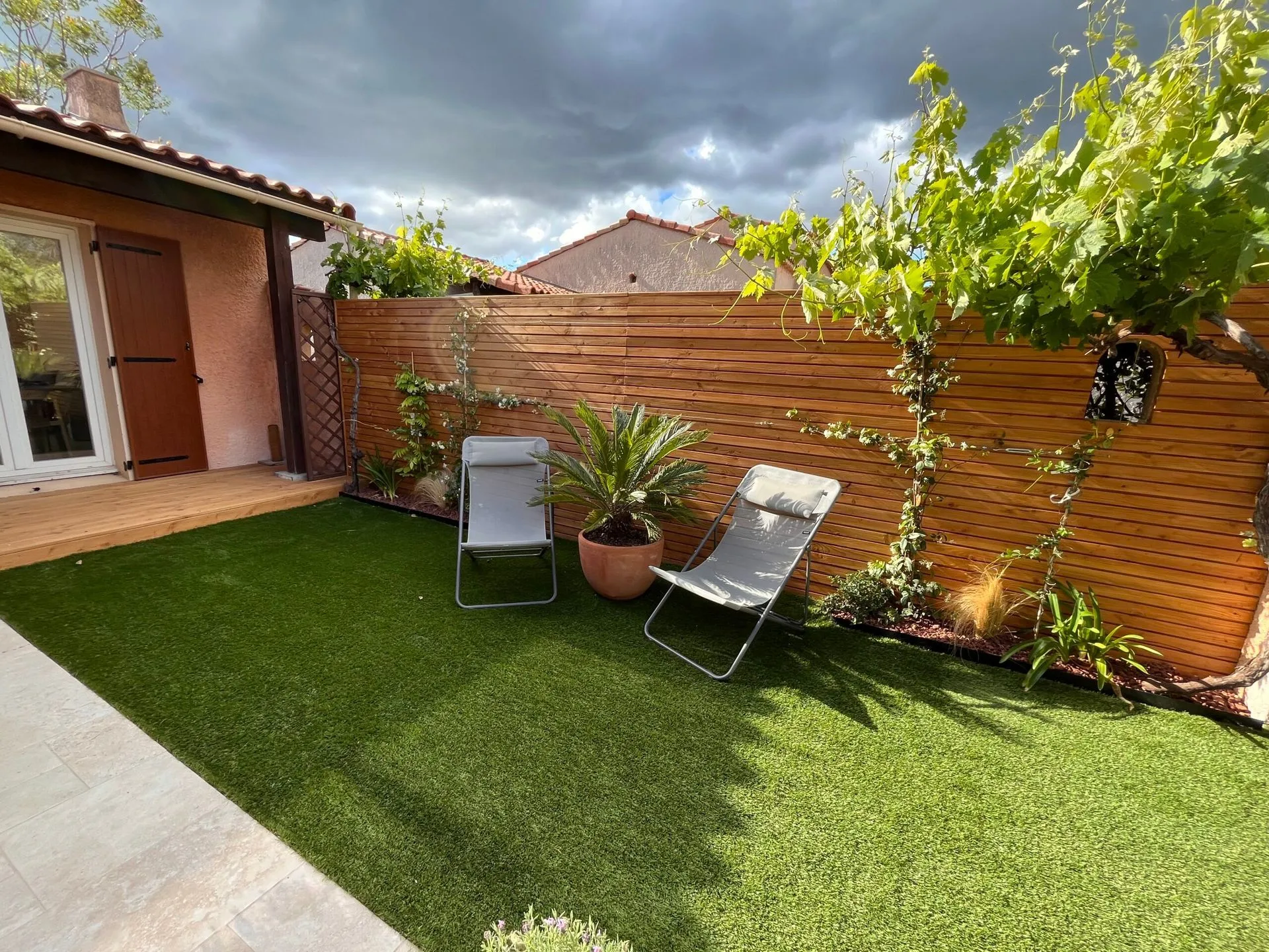 Projet de conception d’un patio et d’une terrasse à Rognac (13)