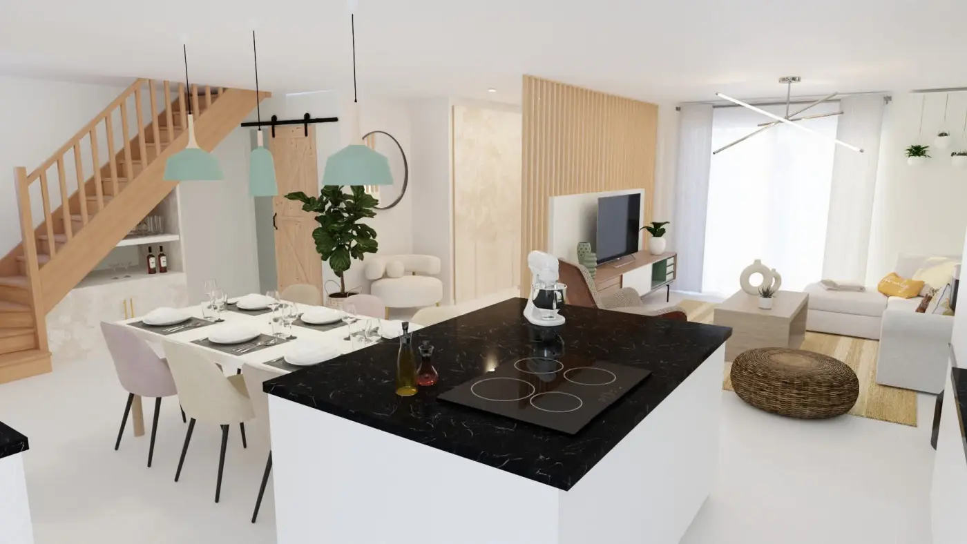 Projet de Home staging d’une cuisine/salon dans une maison à Coudoux (13) — visuel 11