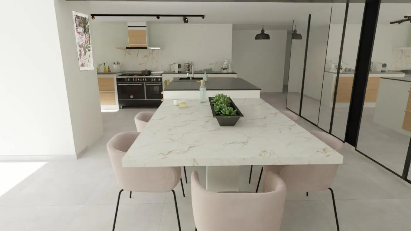 Conception et Aménagement d'une Cuisine Lumineuse à Martigues (13) — visuel 5