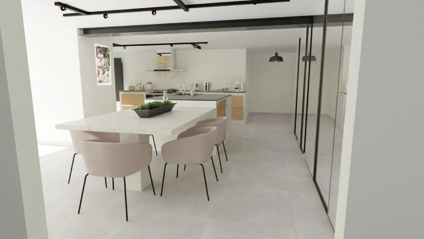 Conception et Aménagement d'une Cuisine Lumineuse à Martigues (13) — visuel 6