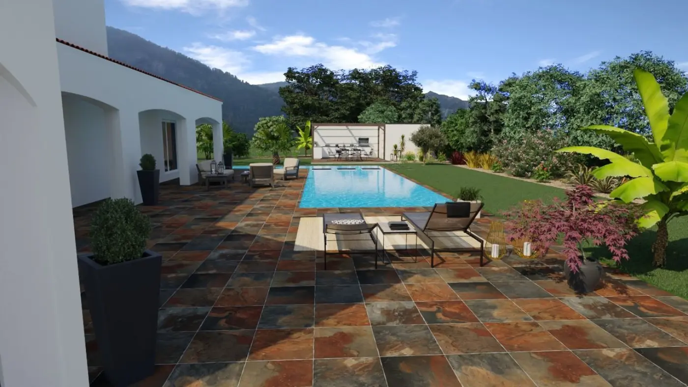 Projet d’aménagement intérieur & extérieur d’une maison de 230m² dans les Hautes Alpes (05) — visuel 1