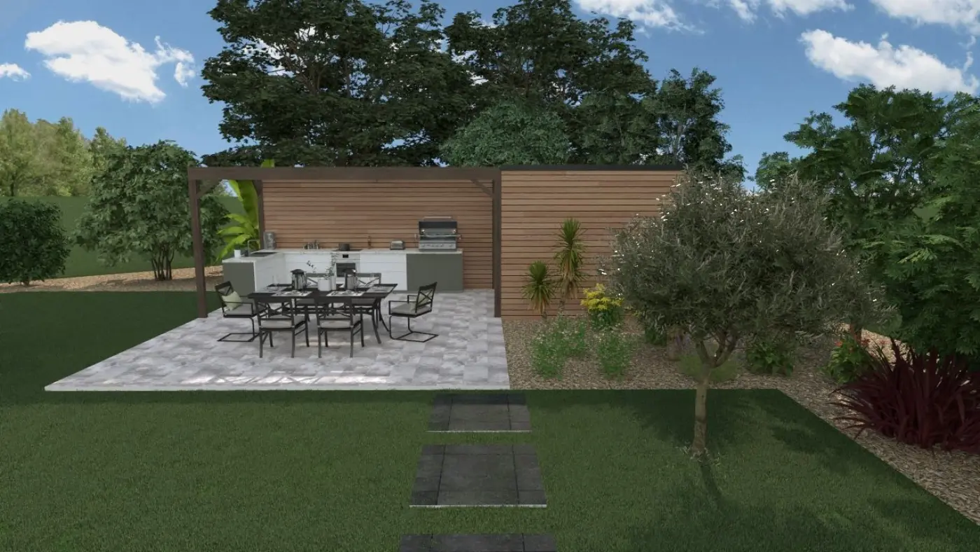 Projet d’aménagement intérieur & extérieur d’une maison de 230m² dans les Hautes Alpes (05) — visuel 3