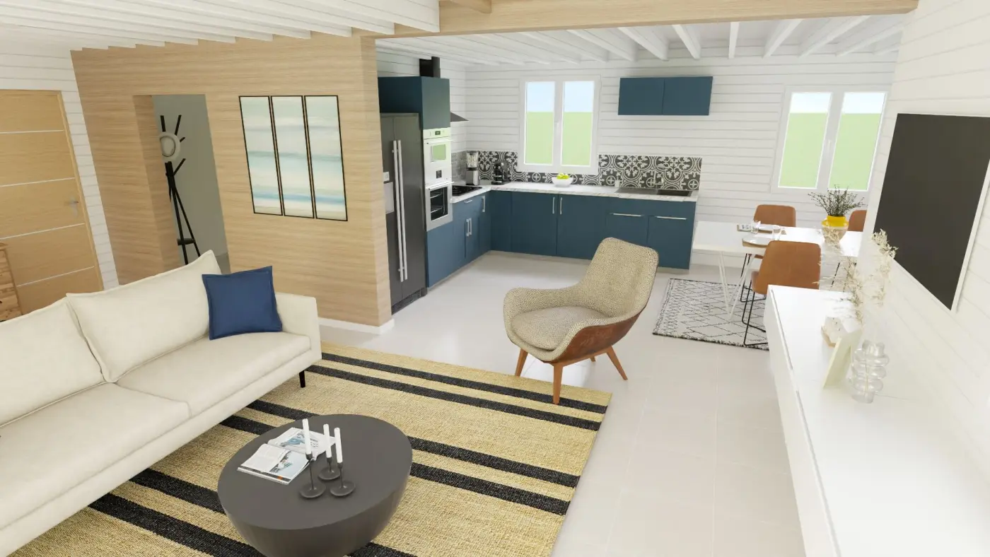 Projet de Home staging d’une cuisine/salon dans une maison à Baslieux (54) — visuel 7