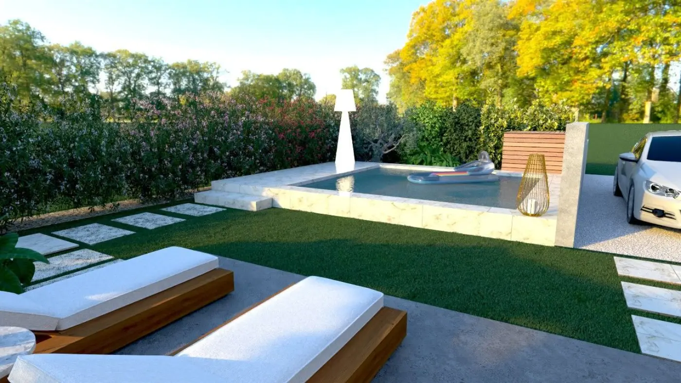 Projet de conception d’un jardin avec piscine et d’une terrasse à Martigues (13) — visuel 16
