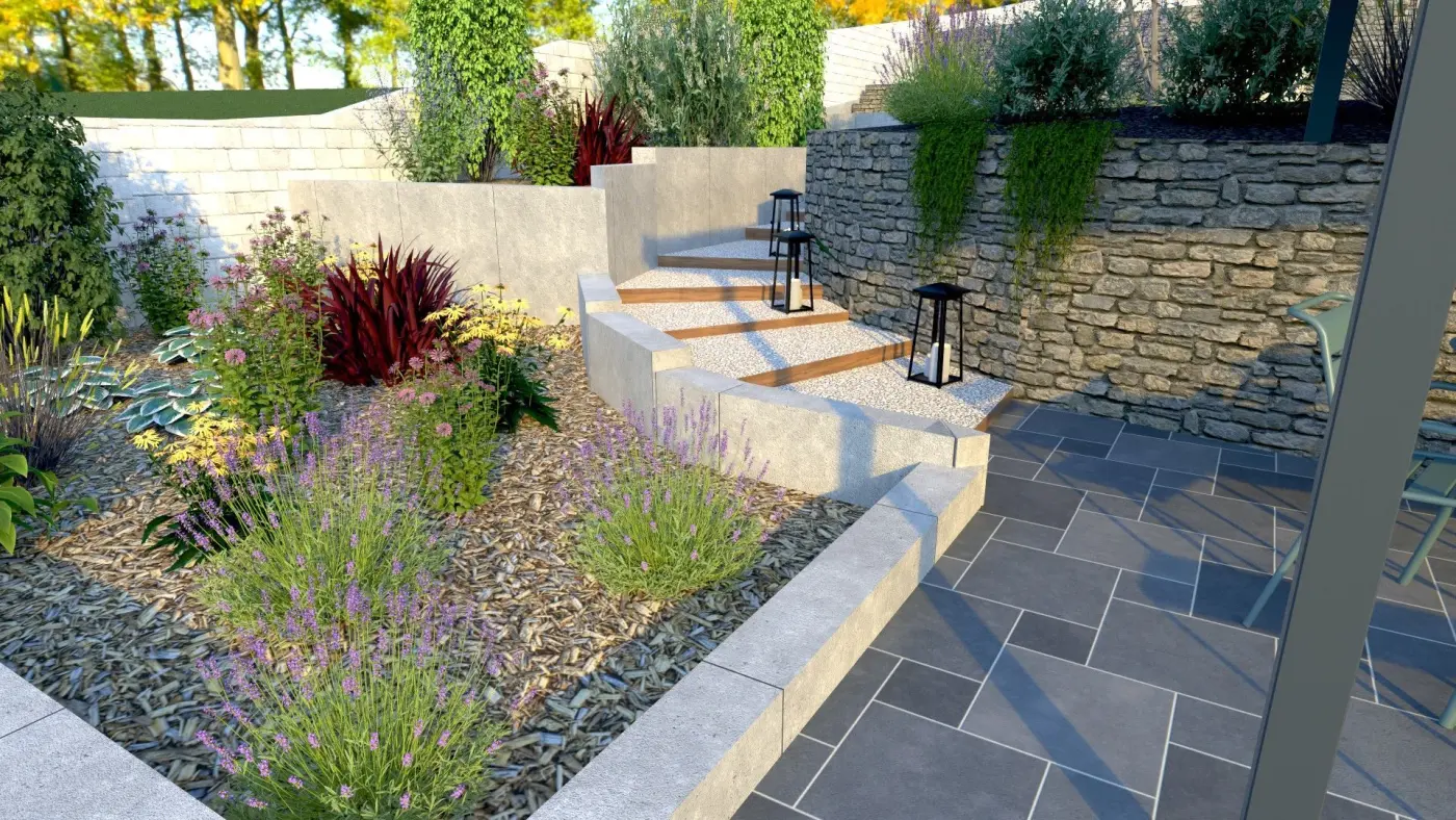 Projet de conception d’un jardin avec piscine et d’un terrain de boules à Martigues (13) — visuel 17