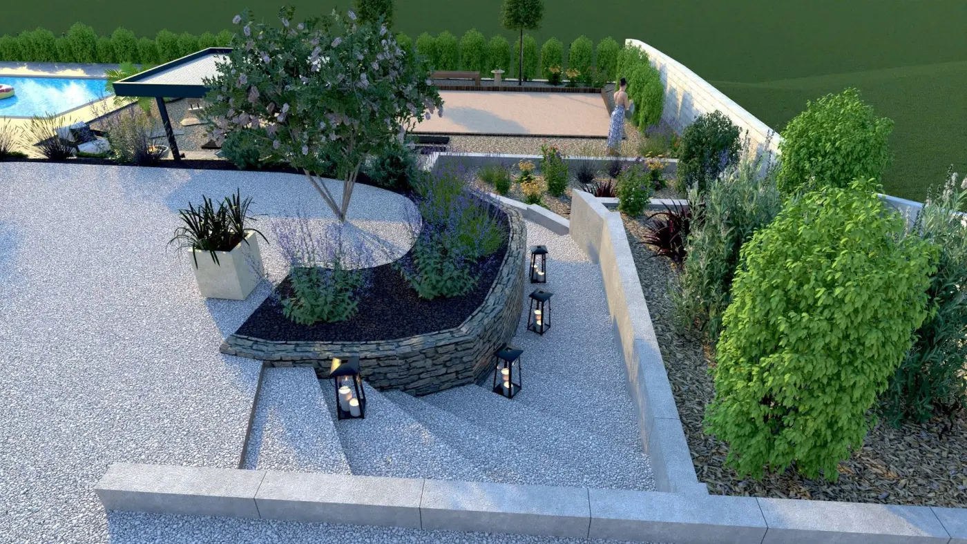 Projet de conception d’un jardin avec piscine et d’un terrain de boules à Martigues (13) — visuel 18