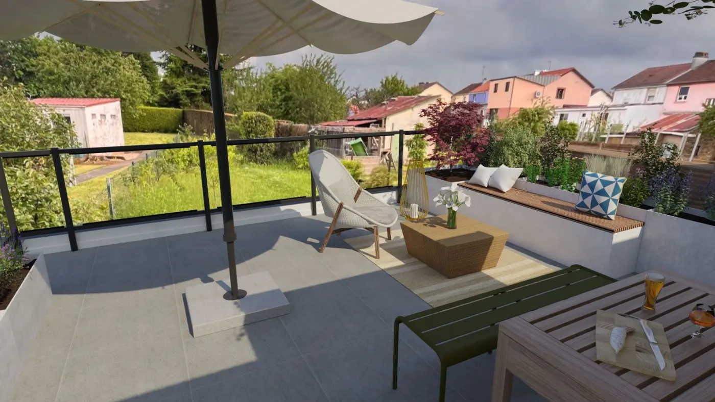 Projet de conception et d’aménagement d’un petit toit terrasse à Villerupt (54) — visuel 9