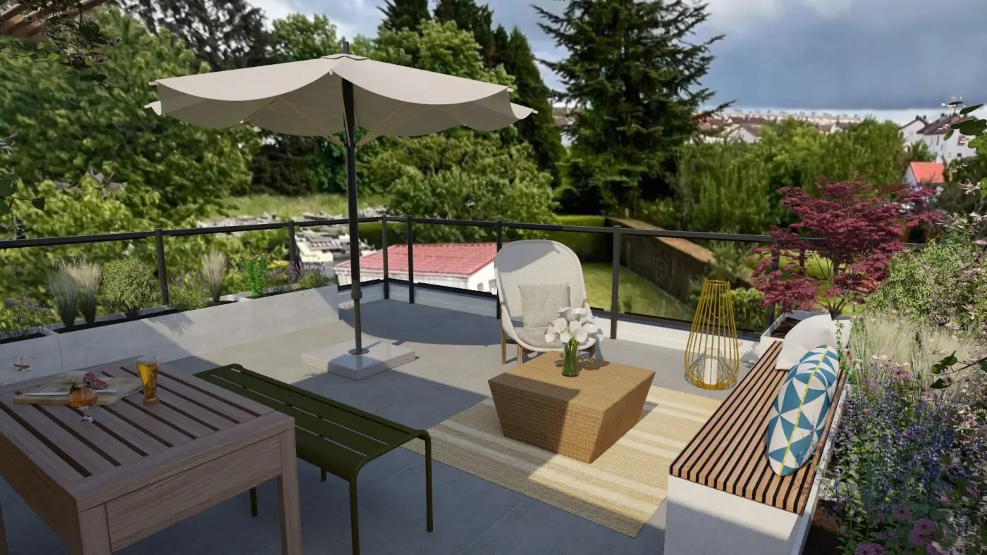 Projet de conception et d’aménagement d’un petit toit terrasse à Villerupt (54) — visuel 7