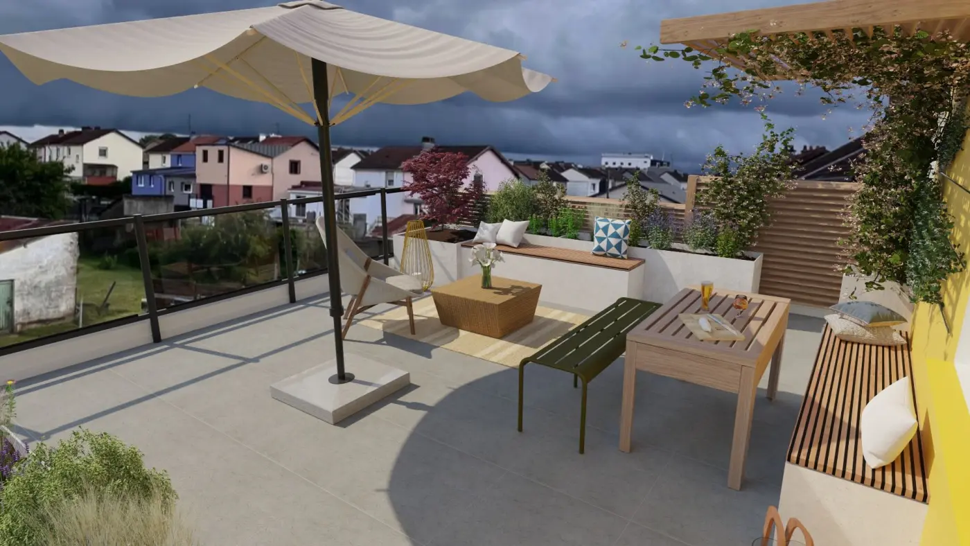 Projet de conception et d’aménagement d’un petit toit terrasse à Villerupt (54) — visuel 6