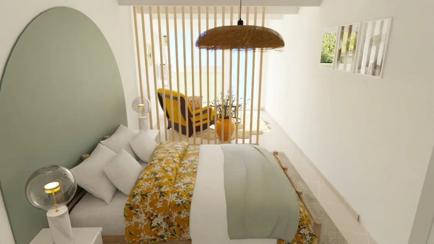 Projet de conception d’une chambre, d’un espace bureau et d’une salle d’eau à Saint Mitre Les remparts (13) — visuel 9