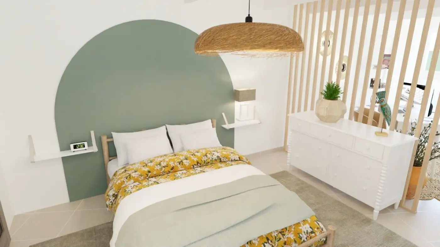 Projet de conception d’une chambre, d’un espace bureau et d’une salle d’eau à Saint Mitre Les remparts (13) — visuel 7