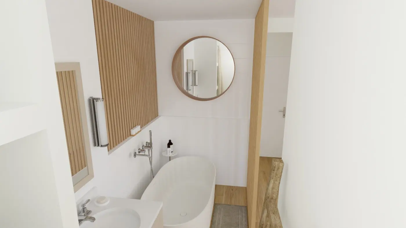 Projet de conception d’une suite parentale avec salle de bain ouverte à vitrolles (13) — visuel 15
