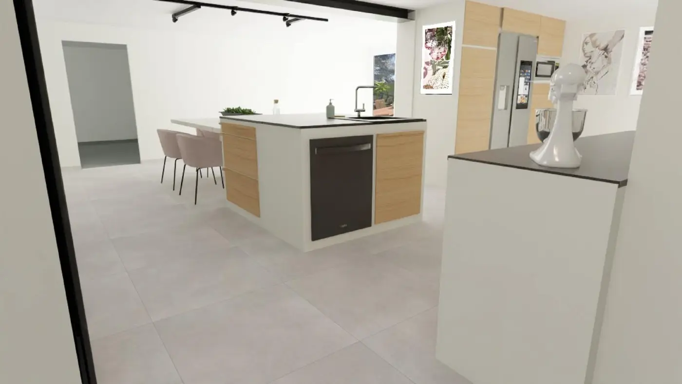Conception et Aménagement d'une Cuisine Lumineuse à Martigues (13) — visuel 8